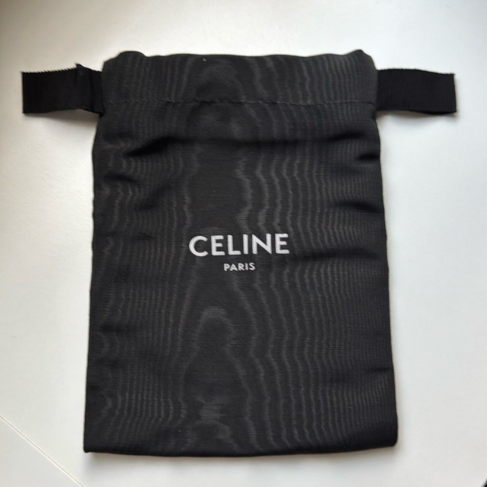 Celine | Black Drawstring Dust Bag/Pouch